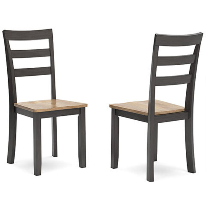 GESTHAVEN TABLE + 2 CHAIRS BROWN