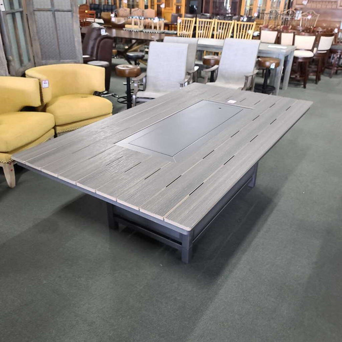 48X84 DINING HEIGHT RUSTIC FIRE TABLE