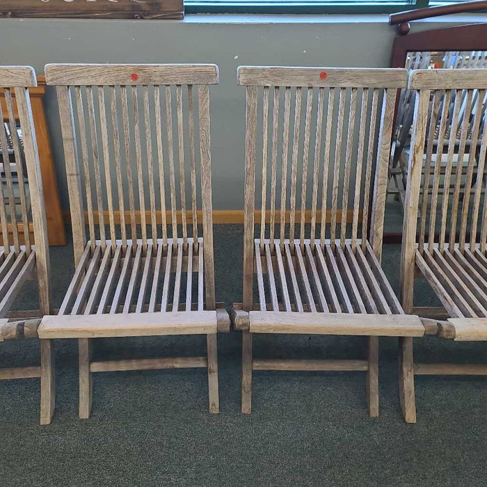 SET OF 7 PATIO CHAIRS BLH