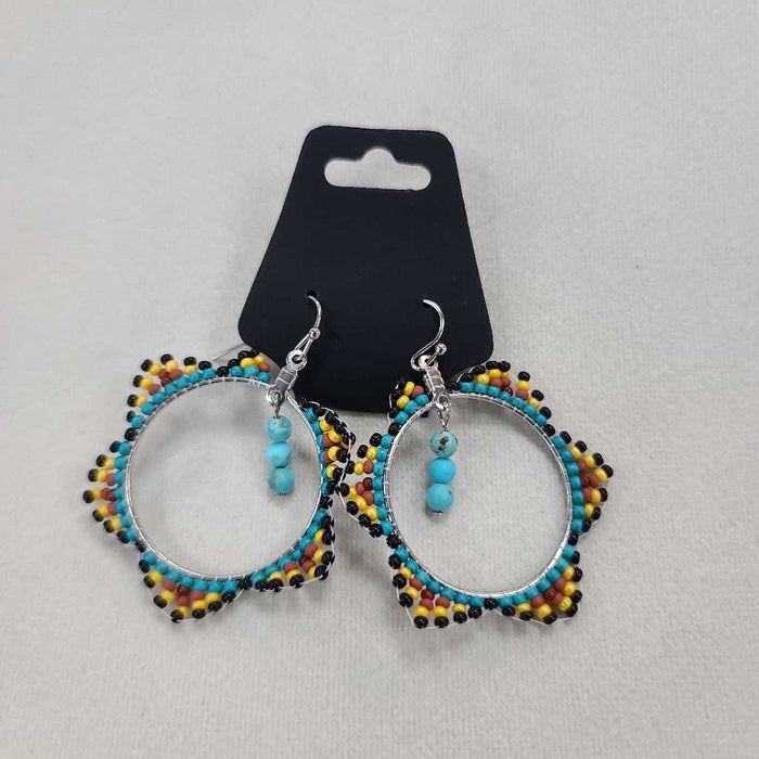 BEADED EARRINGS