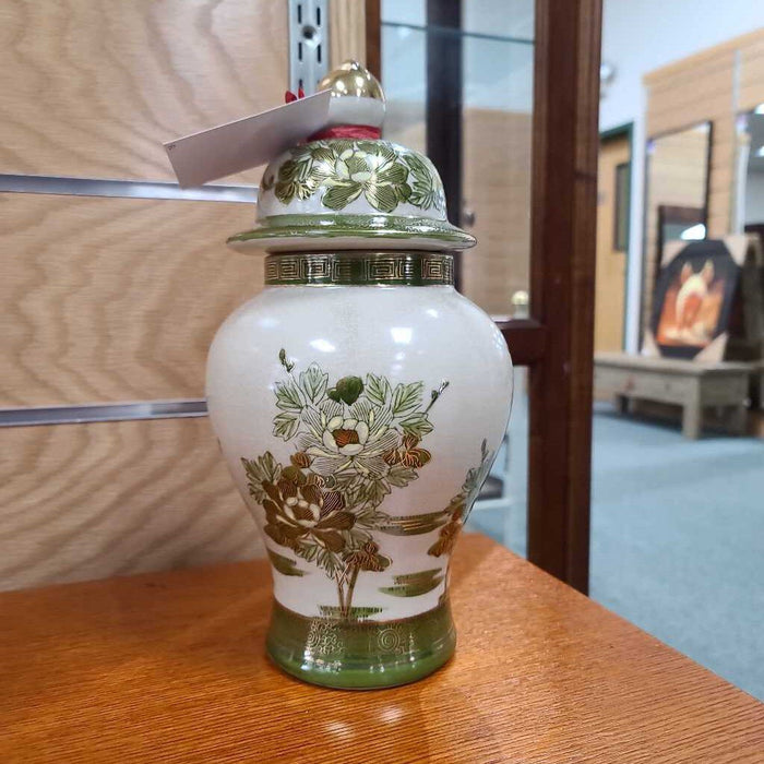 VASE WITH LID BL