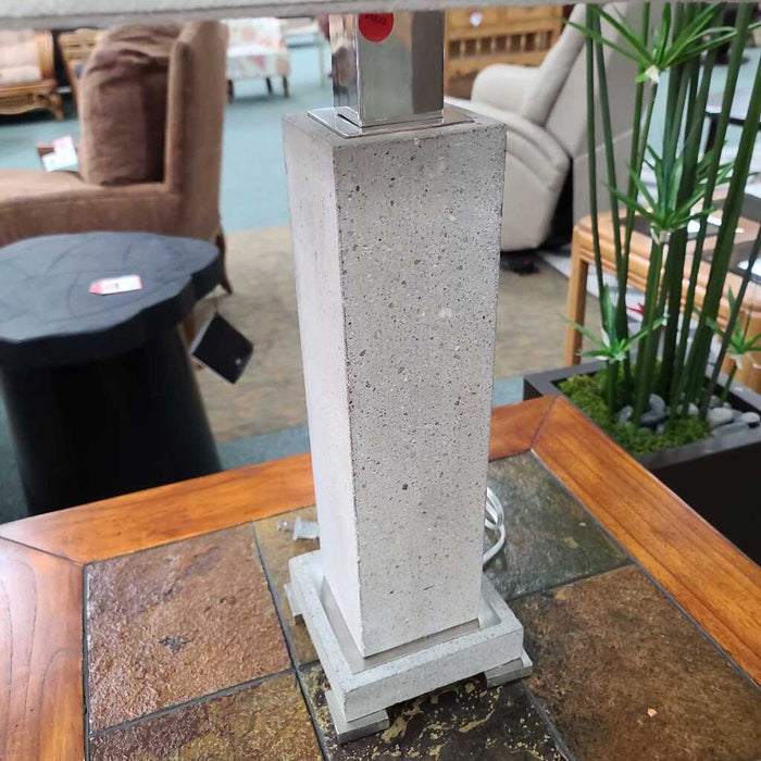 STONE BASE LAMP AS