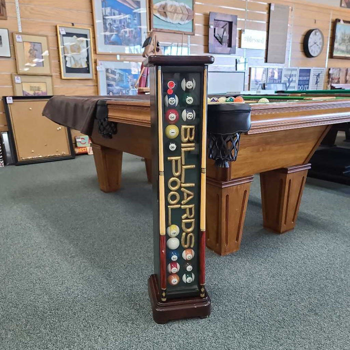 POOL HALL CUBBY SHELF AS