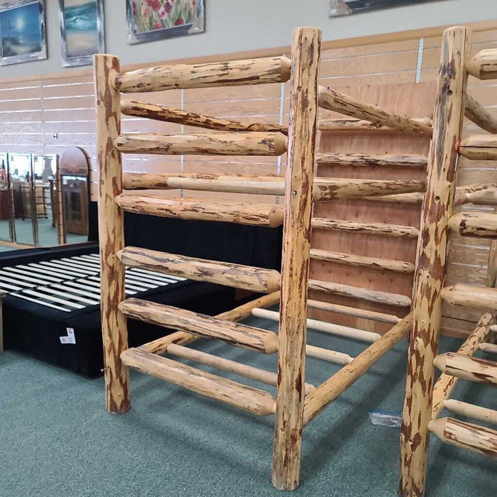 TWIN/TWIN LOG BUNK BED CIH