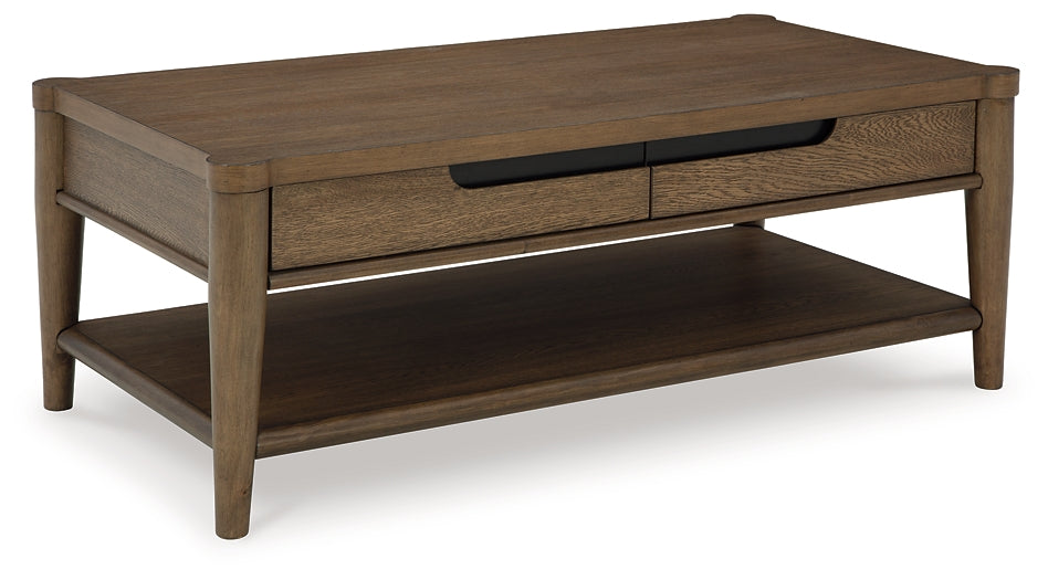 Roanhowe Coffee Table with 2 End Tables