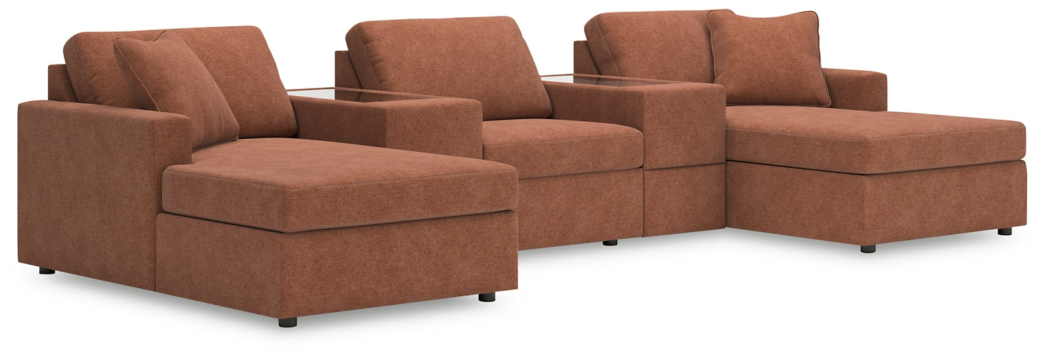 Modmax 5-Piece Pit Sectional with Storage Consoles