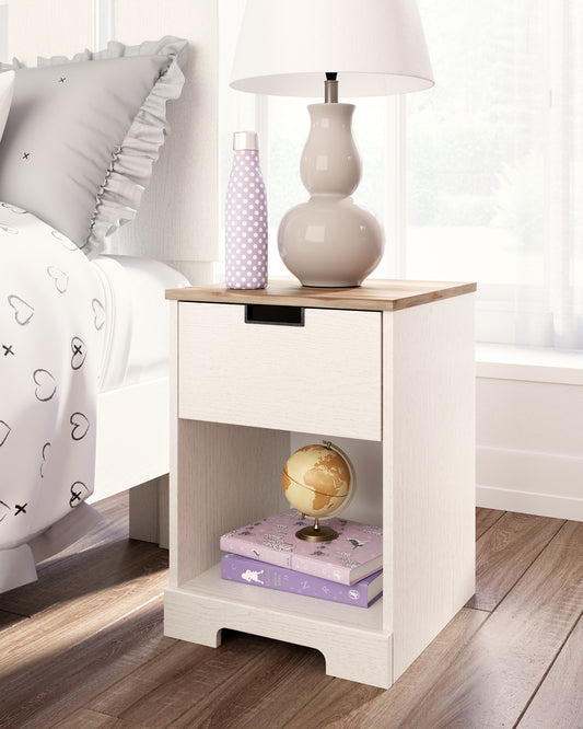 Vaibryn One Drawer Night Stand