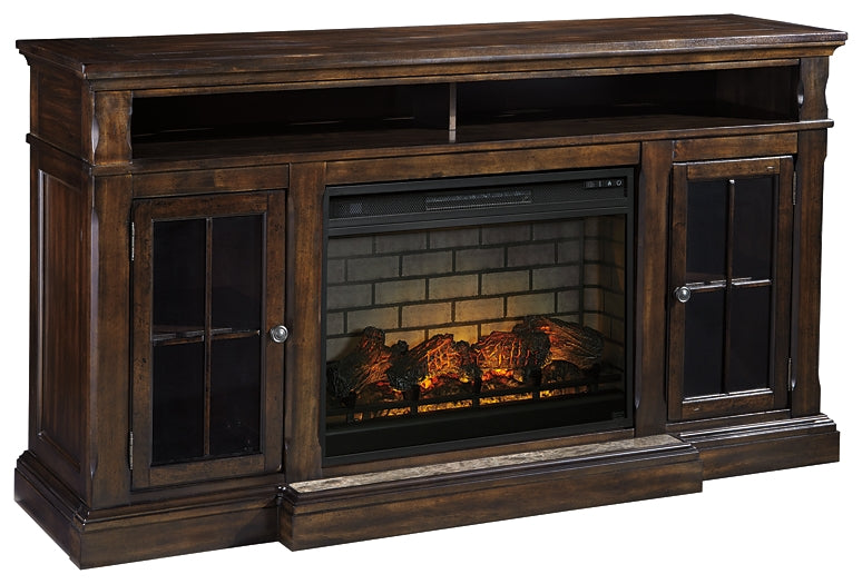 Roddinton 72" TV Stand with Electric Fireplace