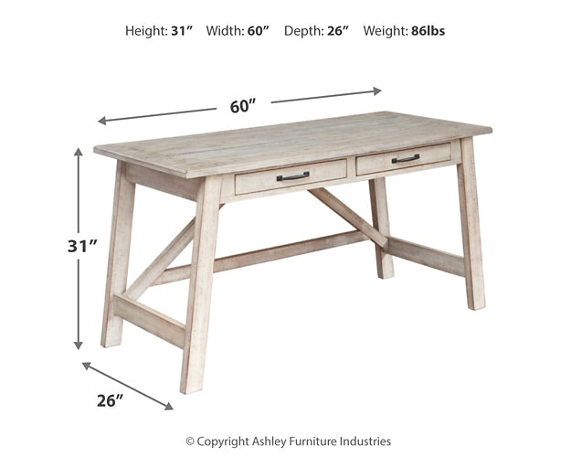 Carynhurst Home Office Large Leg Desk