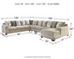 Ardsley 5-Piece Sectional with Chaise