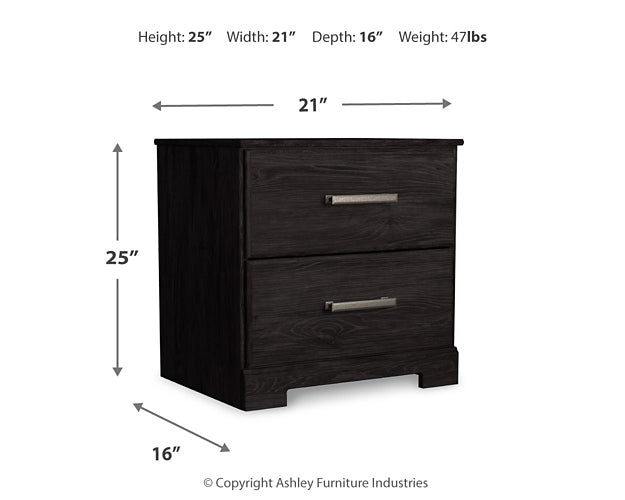 Belachime Queen Panel Bed with Mirrored Dresser and Nightstand