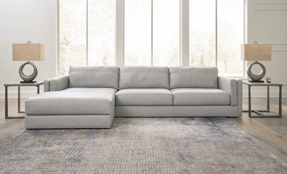 Amiata 2-Piece Sectional with Ottoman